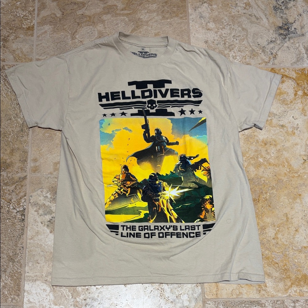Ripple Junction Helldivers Beige T-Shirt